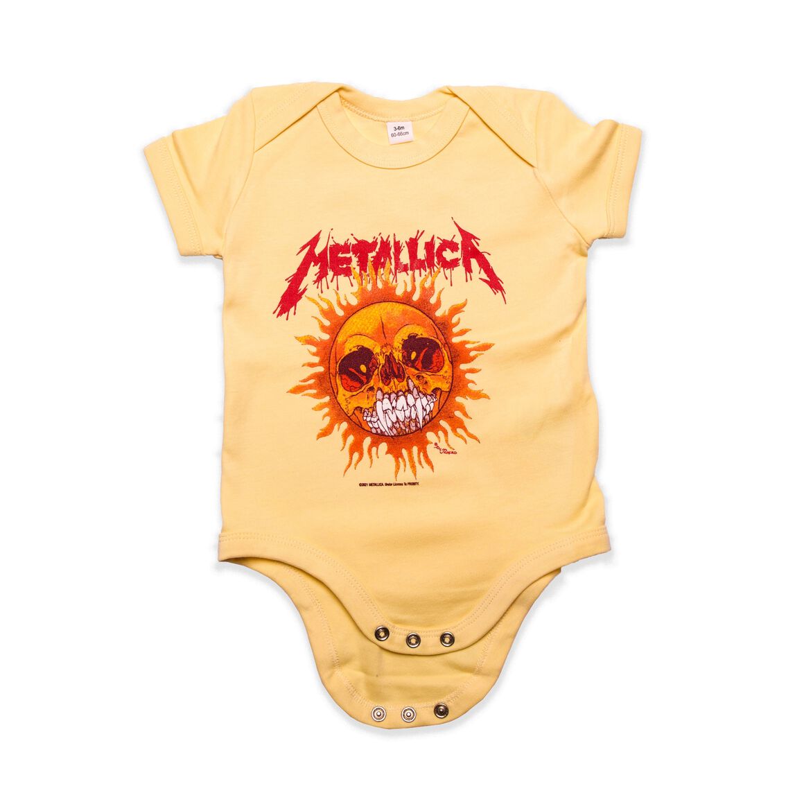 Flaming Sun Onesie (Yellow), , hi-res